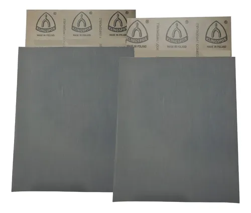 Kit 10 lixas d'água Klingspor (280 a 2500)