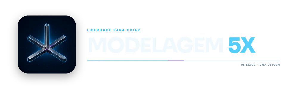 Modelagem 5X. Liberdade para criar