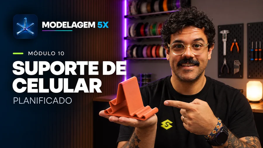 Projeto de suporte de celular do curso